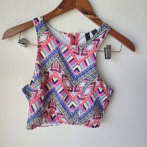 Women's Fun & Flirt Crop Top Size Small